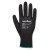 Portwest A335 Dermi-Grip NPR15 Nitrile Sandy Gloves (Black)