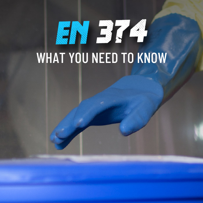 What are EN 374 work gloves?