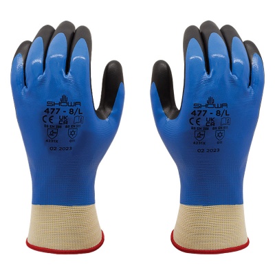 Showa 477 Insulated Nitrile-Coated Cold Weather Gloves