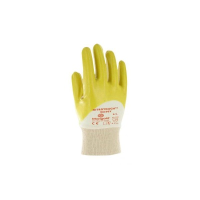 Ansell Nitrotough N230Y 3/4 Nitrile Coated Gloves