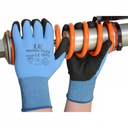 UCi Nitrilon NCN-Flex Flex PVC Palm Coated Gloves (Case of 120 Pairs)