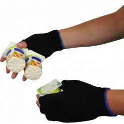 UCi PBK7FL Thermal Black Acrylic Fingerless Gloves