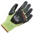 Ergodyne ProFlex 7141 Hi-Vis Nitrile-Dipped Cut-Resistant Impact Gloves