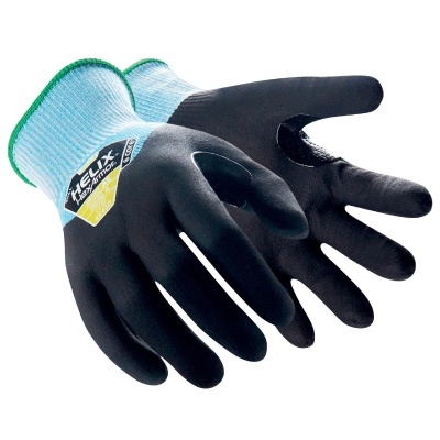 HexArmor Helix 3023 Level D Water and Cut-Resistant Nitrile Grip Gloves