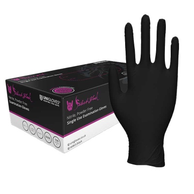 Unigloves Select Black Nitrile GT003 Food Gloves