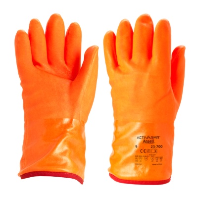 Ansell 23-700 Polar Grip PVC Insulated Winter Work Gloves