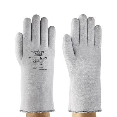 Ansell Crusader Flex 42-474 Moderate Heat Protection Extra Long Work Gloves