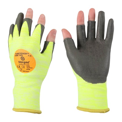 Ansell HyFlex 11-422 Semi-Fingerless Nitrile Safety Gloves