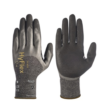 Ansell HyFlex 11-937 Dyneema Oil-Repellent 3/4 Coated Gloves