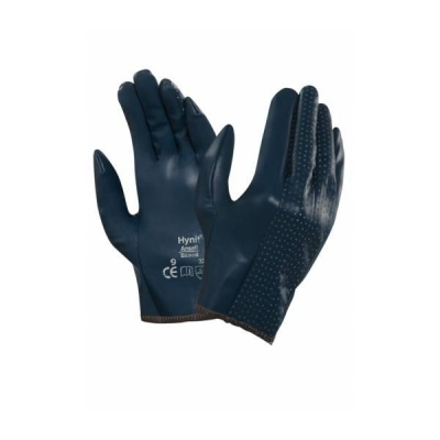 Ansell Hynit 32-125 Slip-On Perforated Nitrile Work Gloves