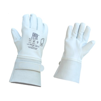 CATU Leather Electrician's Overgloves for Low-Voltage Gloves