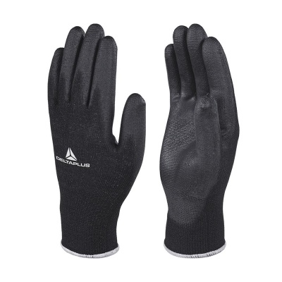 Delta Plus Polyester Knitted PU Coated VE702PN Gloves (Pack of 12 Pairs)