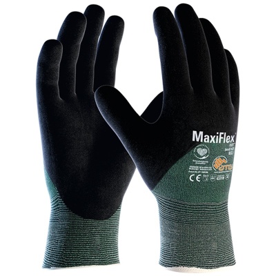 MaxiFlex 34-8753 Palm-Coated Handling Grip Gloves