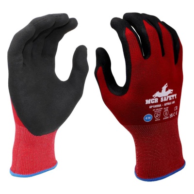 MCR Safety GP1005NA Nitrile Air Palm-Coated Work Gloves