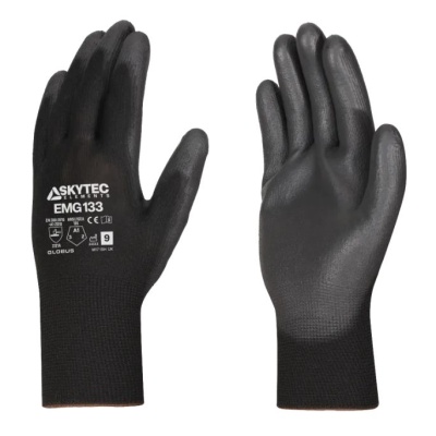 Skytec Elements EMG133 Flexible Black Lint-Free Handling Gloves