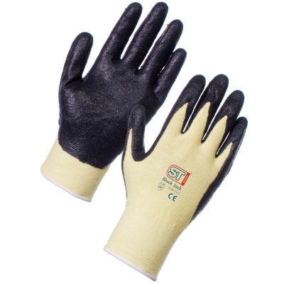 Supertouch Black Jack Kevlar Work Gloves 7124