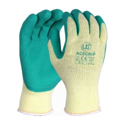 UCi AceGrip RP Latex-Coated Assembly and Handling Gloves (Green)