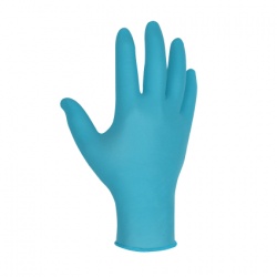 Unigloves Unicare Blue Powder-Free Textured Nitrile Gloves GS003