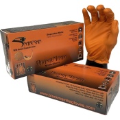 Orange Mamba BX-OSS Snakeskin Nitrile Disposable Gloves (Box of 100 Gloves)