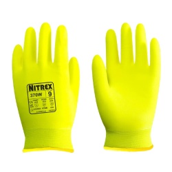 Unigloves Nitrex 370W Yellow Hi-Vis Heat-Resistant Thermal Gloves