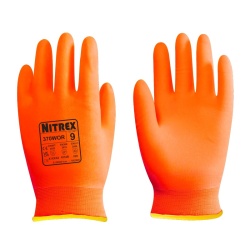 Unigloves Nitrex 370WOR Orange Hi-Vis Heat-Resistant Thermal Gloves