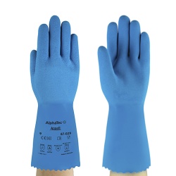 Ansell AlphaTec 87-029 Astroflex Chemical Resistant Rubber Gloves