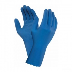 Ansell AlphaTec 87-315 Chemical-Resistant Latex Chlorinated Gauntlets