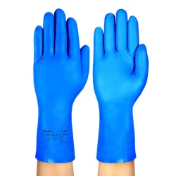 Ansell VersaTouch 37-520 Flock-Lined Nitrile Gauntlets