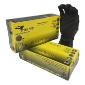 Black Mamba BX-BSS Snakeskin Nitrile Disposable Work Gloves (Box of 50 Gloves)