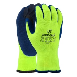 UCi KOOLgrip Hi-Vis Yellow Grip Gloves