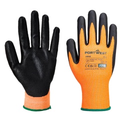 Portwest Amber Cut-Resistant Nitrile Foam Coated Gloves A643