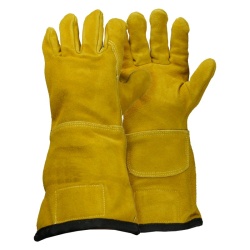 ROSTAING RIPDEXG Cut-Resistant F Leather Razor-Wire-Handling Gloves