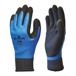 Showa 306 Fully Coated Latex Grip Gloves