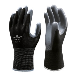 Showa 370 Nitrile Palm-Coated Oil-Resistant Assembly Grip Gloves