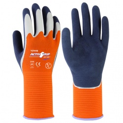 Towa ActivGrip Latex Coated Hi-Vis Liquid Resistant XA-325 Gloves